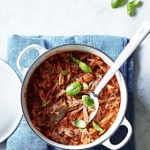 Slow-cooked pork and fennel ragu