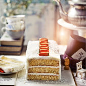 The White Rabbit coconut and carrot cake