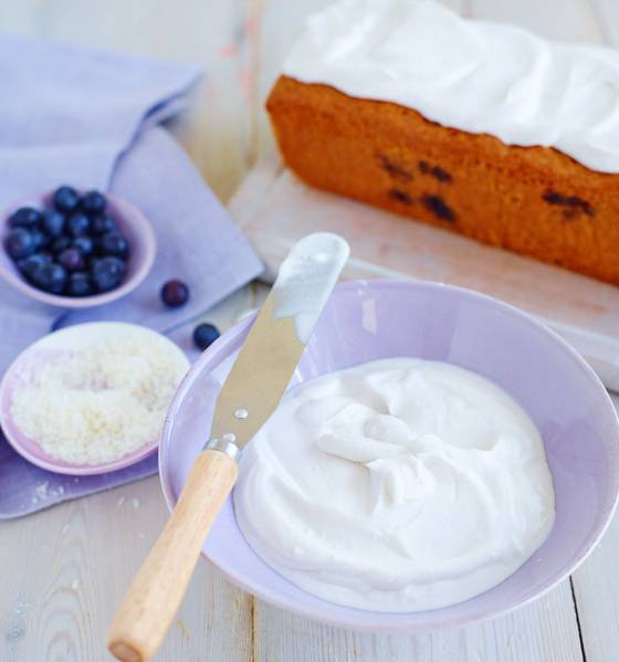 Coconut cream icing