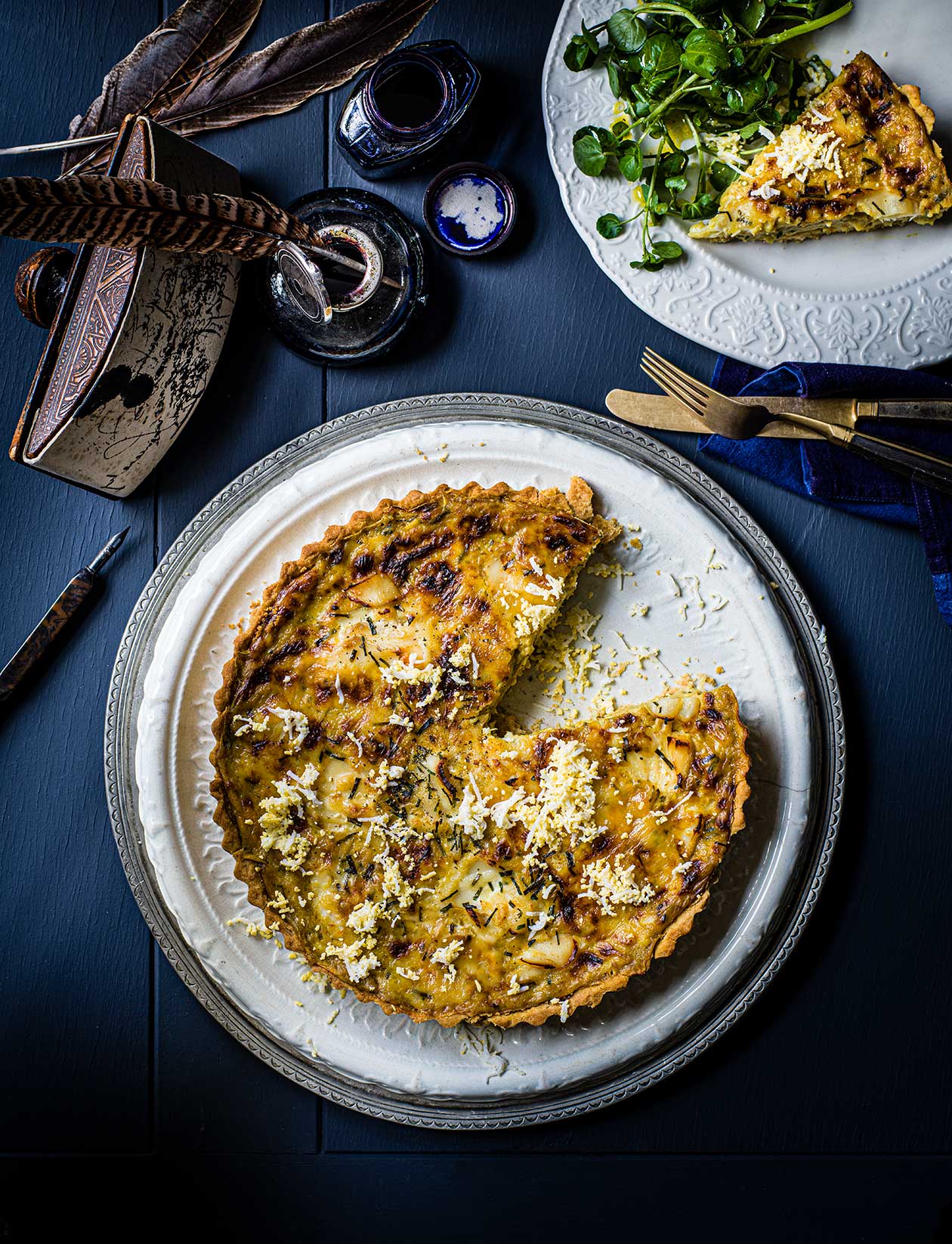 Curried Smoked Haddock Tart Recipe Sainsbury`s Magazine