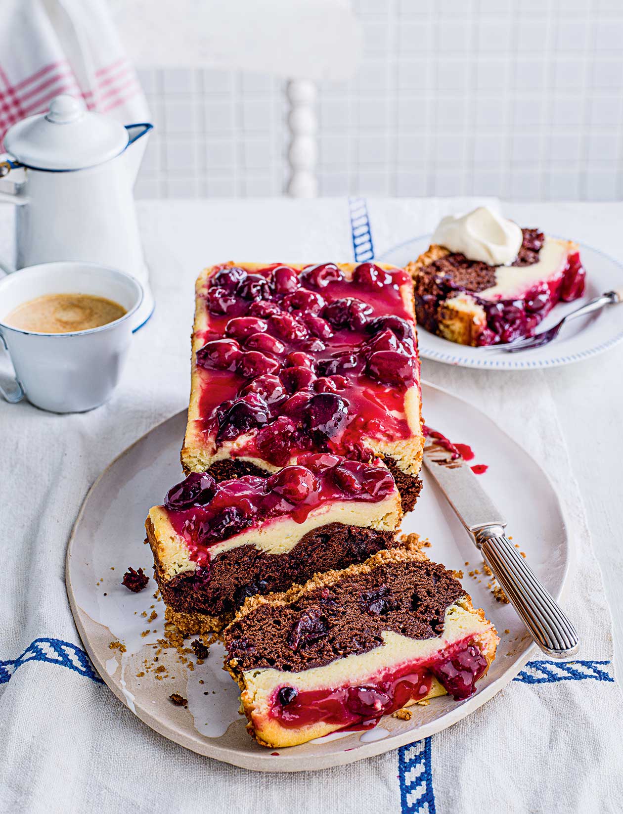 Cherry Chocolate Brownie Cake | Ana's Baking Chronicles