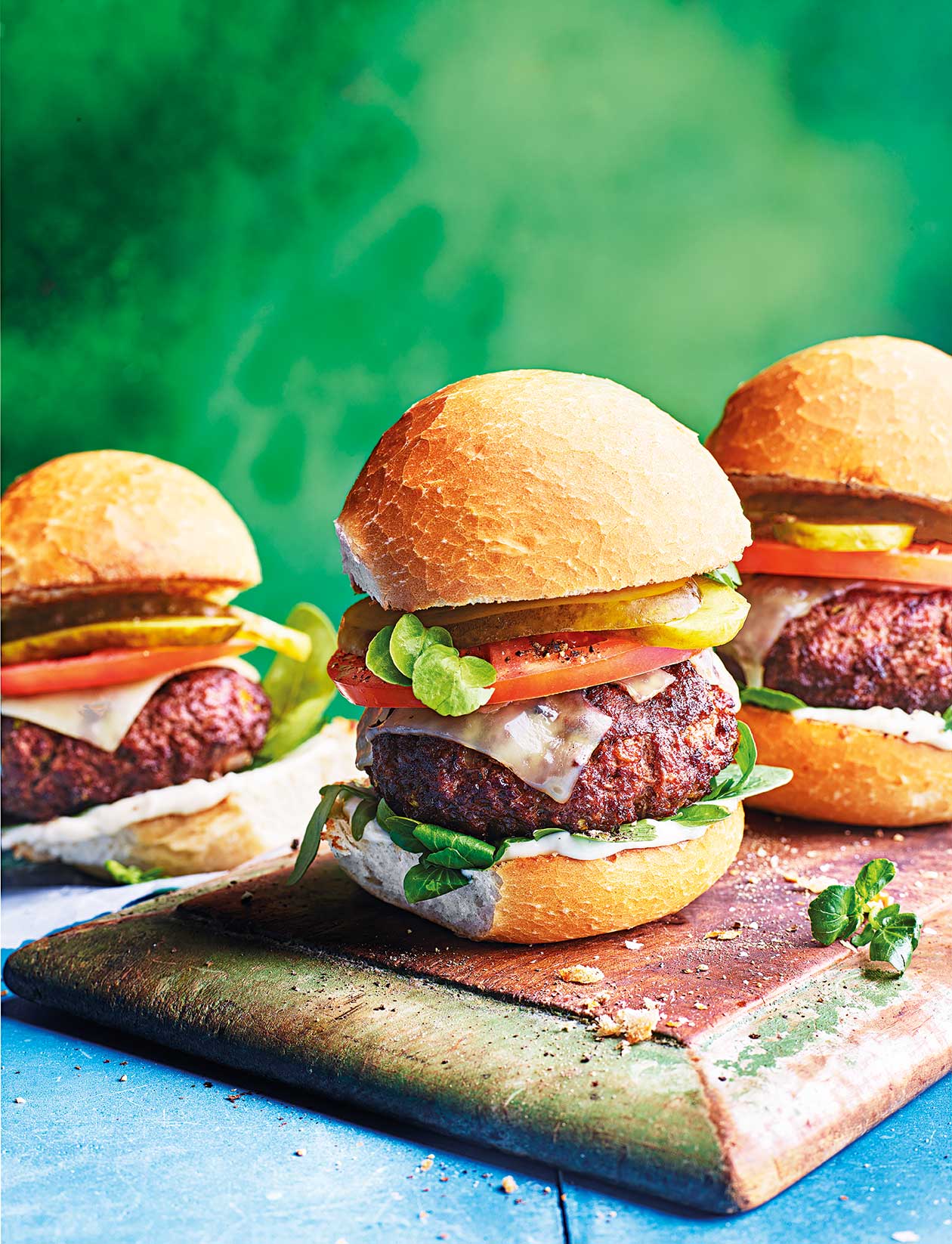 Bloody Mary burgers recipe | Sainsbury`s Magazine