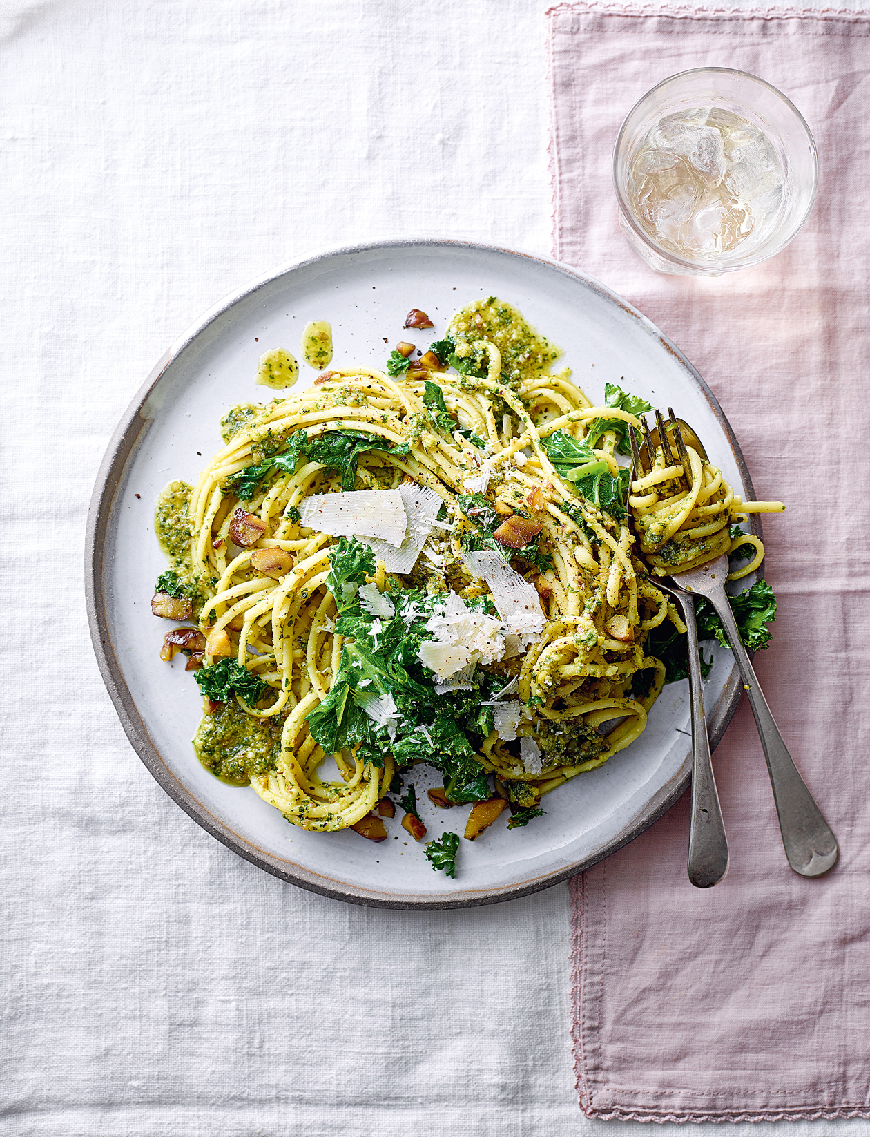 Chestnut pesto pasta recipe | Sainsbury`s Magazine