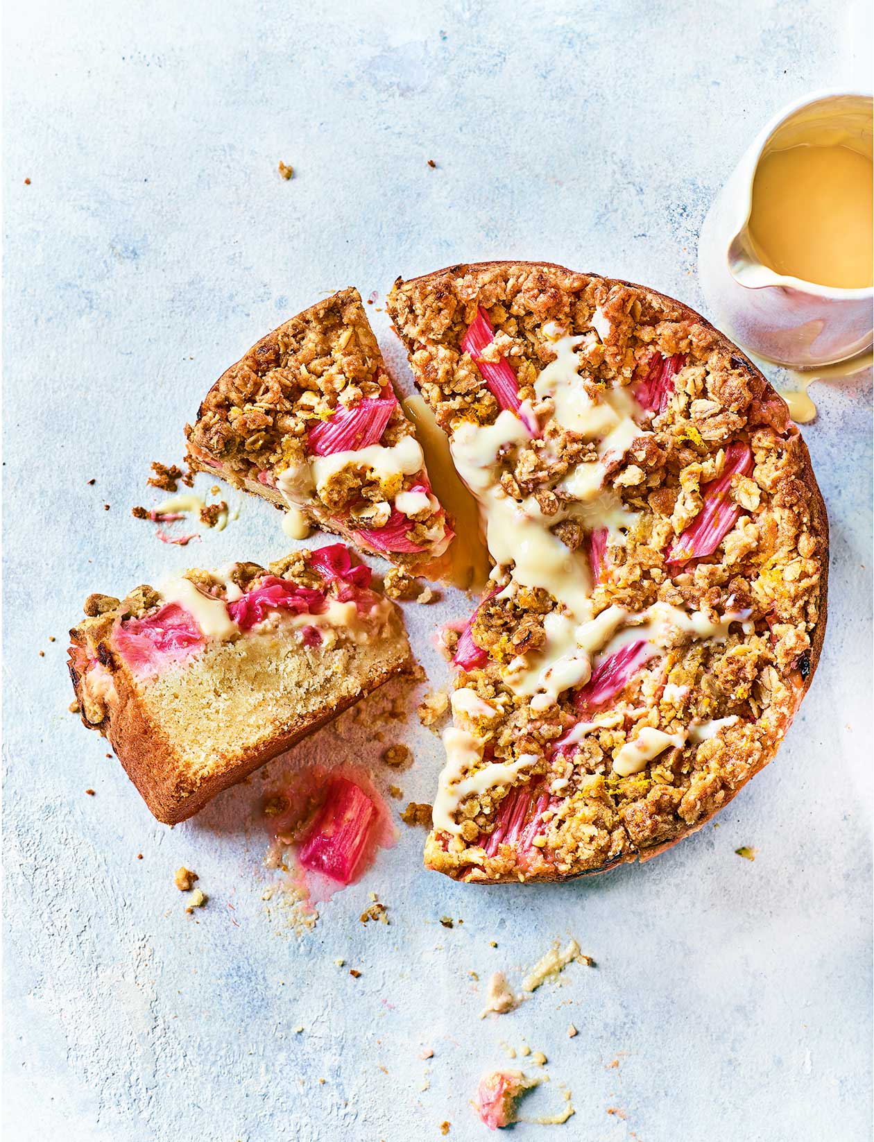 Kitchen Delights: Raspberry, Almond and Custard Cake Recipe