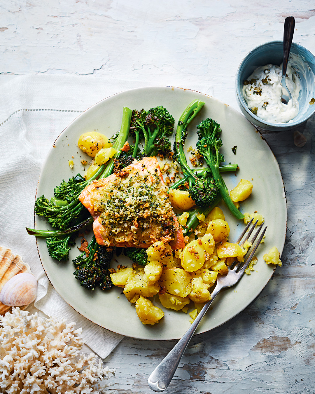 Trout with a gremolata crumb recipe | Sainsbury`s Magazine