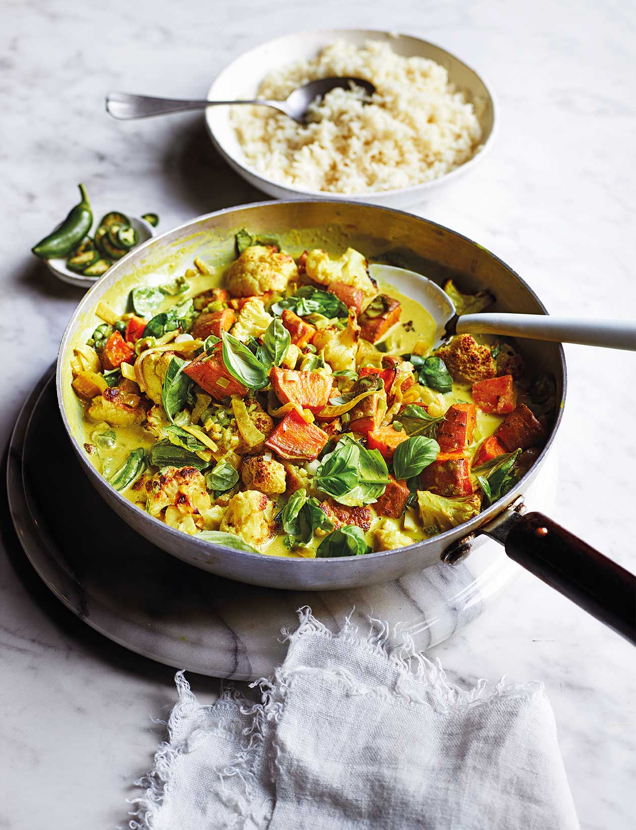 Coconut cauli and sweet potato curry recipe | Sainsbury`s Magazine