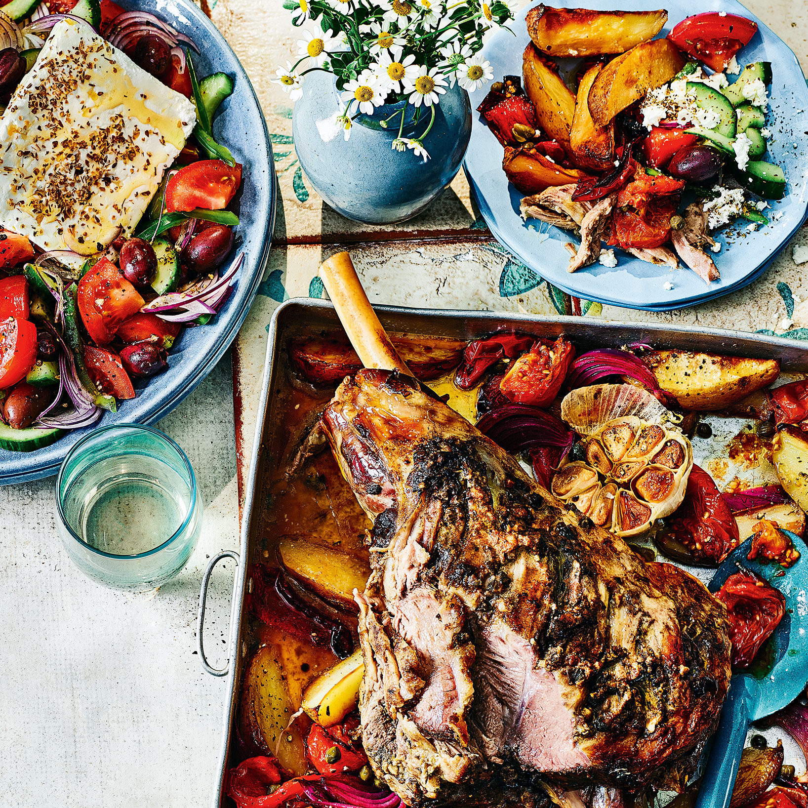 Greek Easter menu serving six | Sainsbury`s Magazine