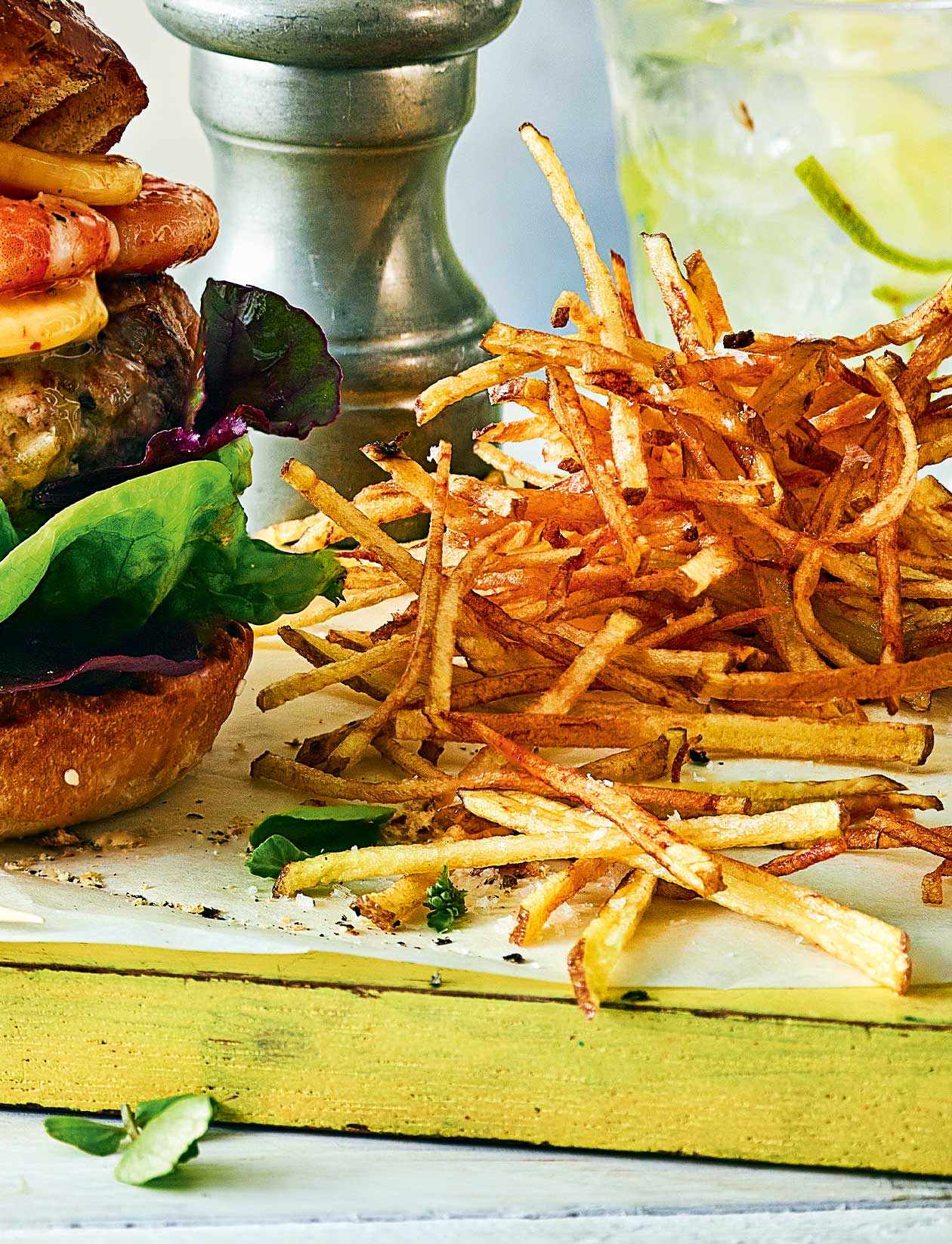 image of Garlicky Matchstick Fries With Mustard Mayo recipe by Sainsbury’s Magazine image of Garlicky Matchstick Fries With Mustard Mayo recipe by Sainsbury’s Magazine