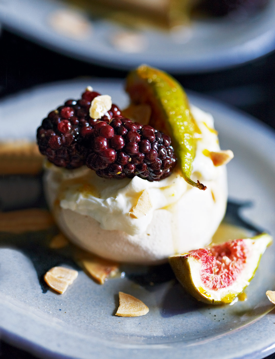 spiced-winter-fruit-meringues-sainsbury-s-magazine