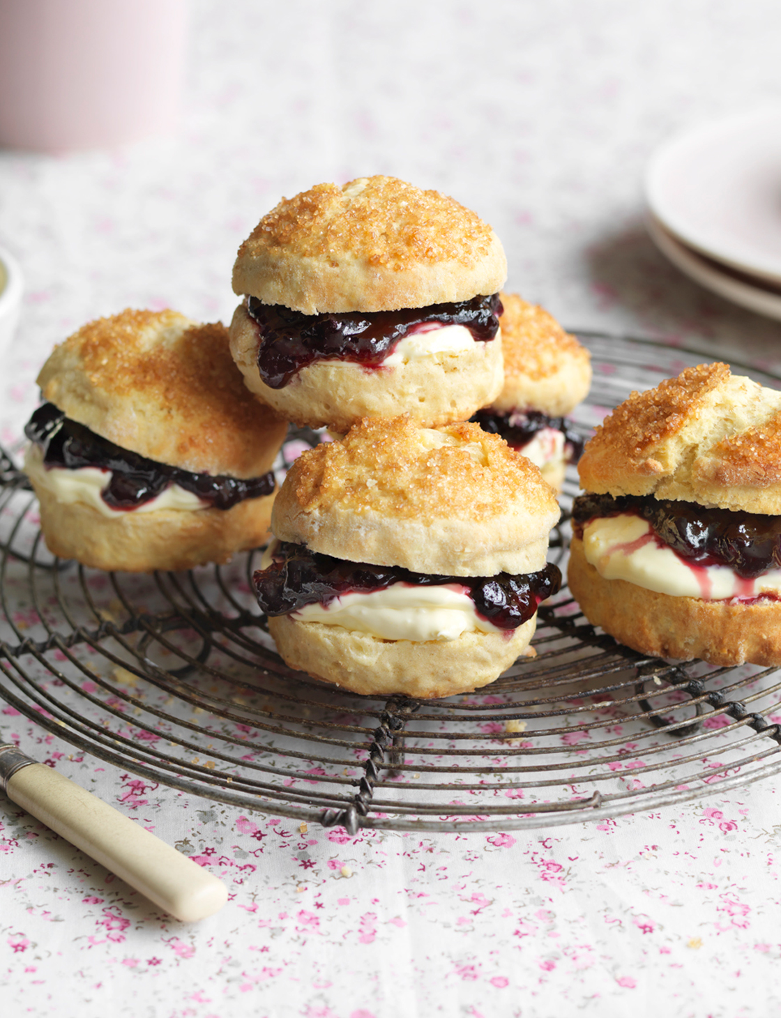 image of Sugar-Topped Apple and Treacle Scones recipe by Sainsbury’s Magazine