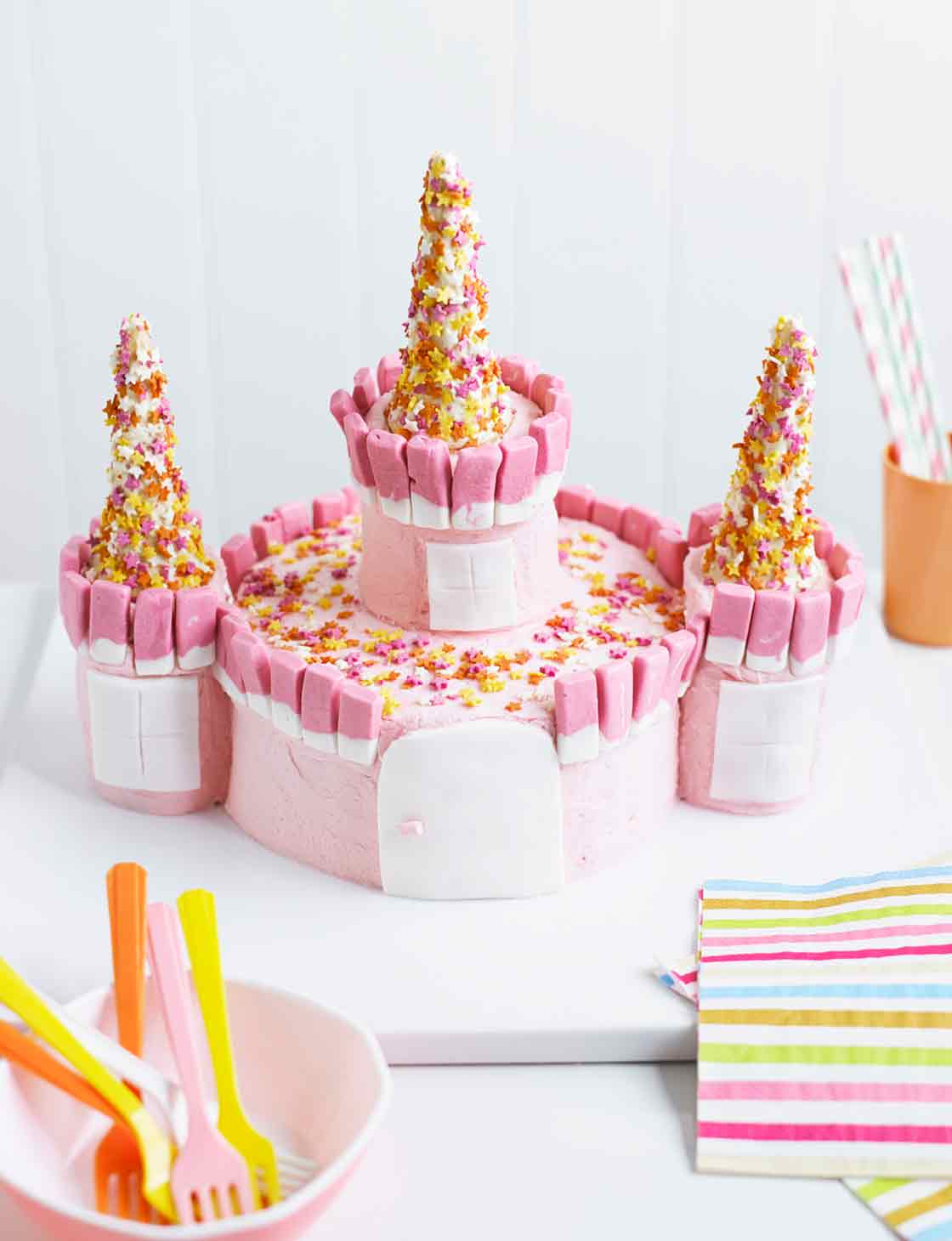 Cool Homemade Pink Princess Birthday Cake