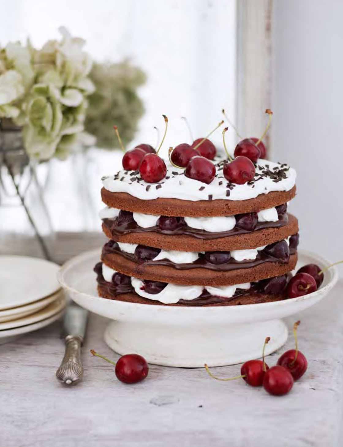 Chocolate Cherry Trifle Cake (gluten-free) | Sainsbury`s Magazine