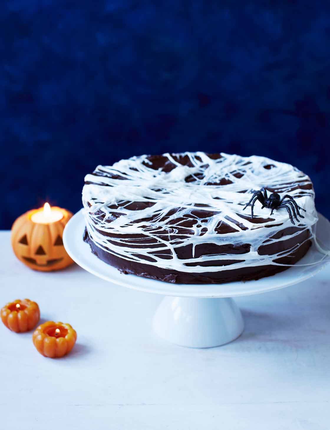 Chocolate spider web cake | Sainsbury`s Magazine