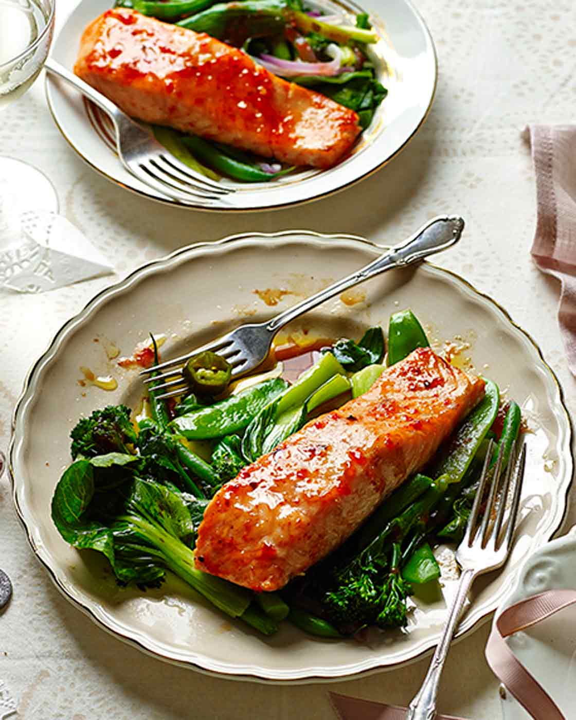 sweet chilli salmon