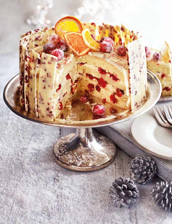 Cranberry Coffee Cake with Warm Vanilla Sauce - Mel's Kitchen Cafe