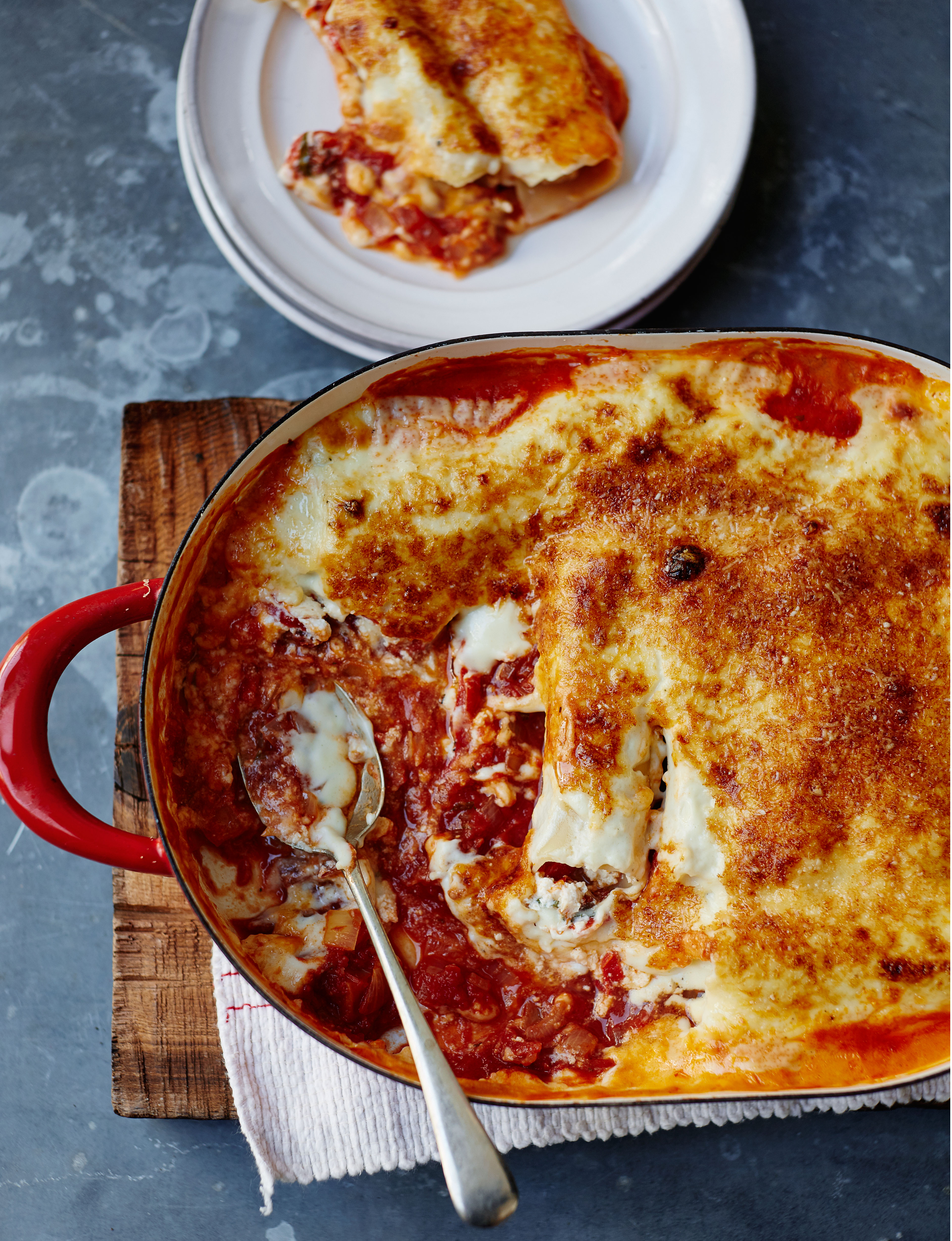 Roasted Red Pepper, Sundried Tomato And Ricotta Cannelloni | Sainsbury ...