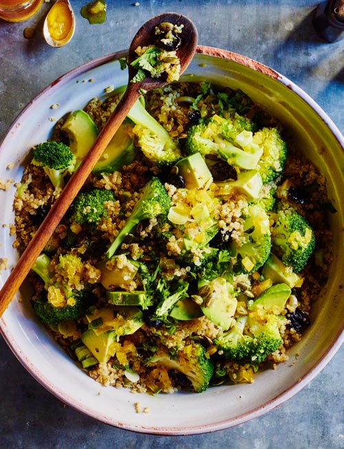 Quinoa salad with broccoli, preserved lemon and avocado oil | Sainsbury ...