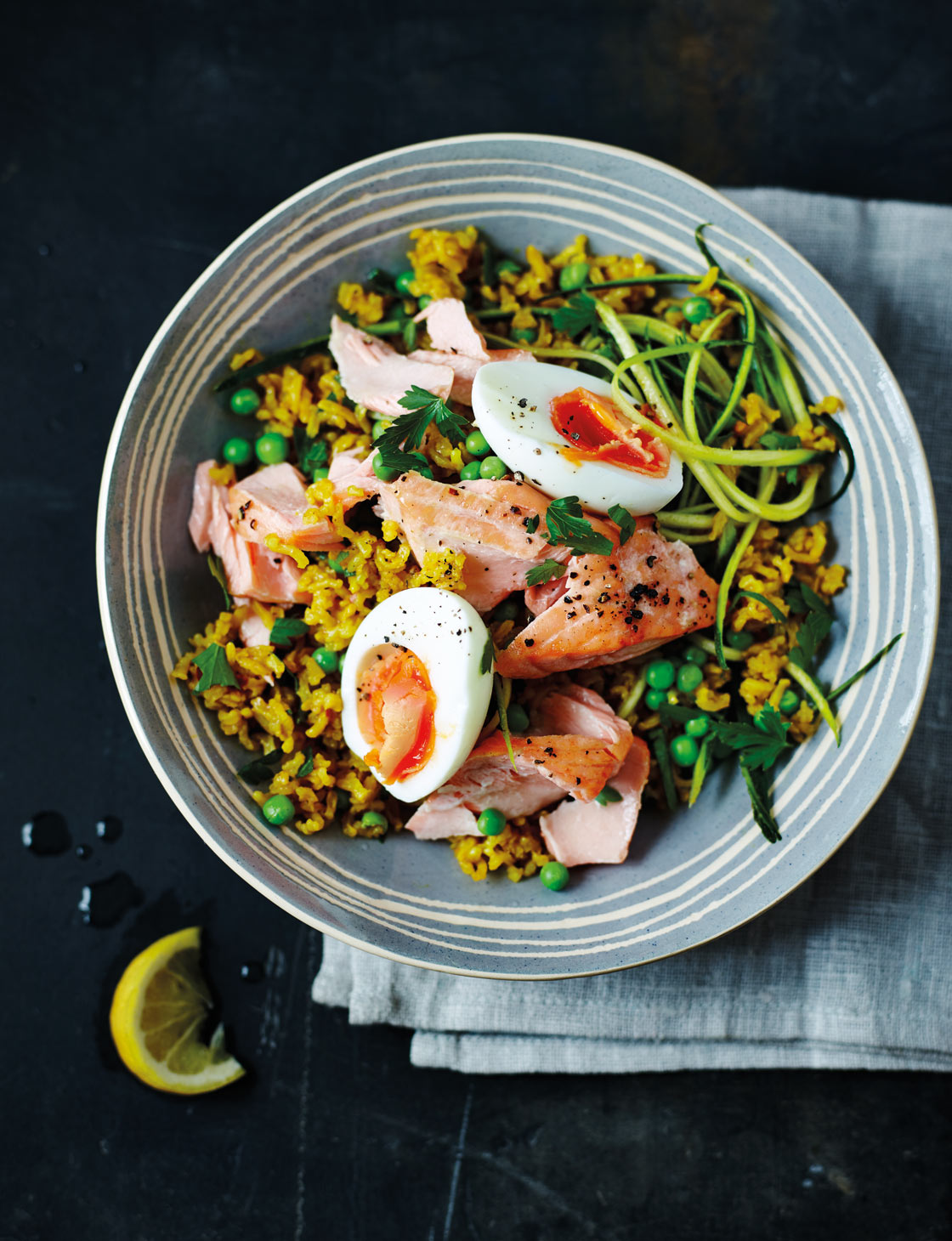 Tom Daley&amp;#39;s kedgeree with salmon recipe | Sainsbury`s Magazine