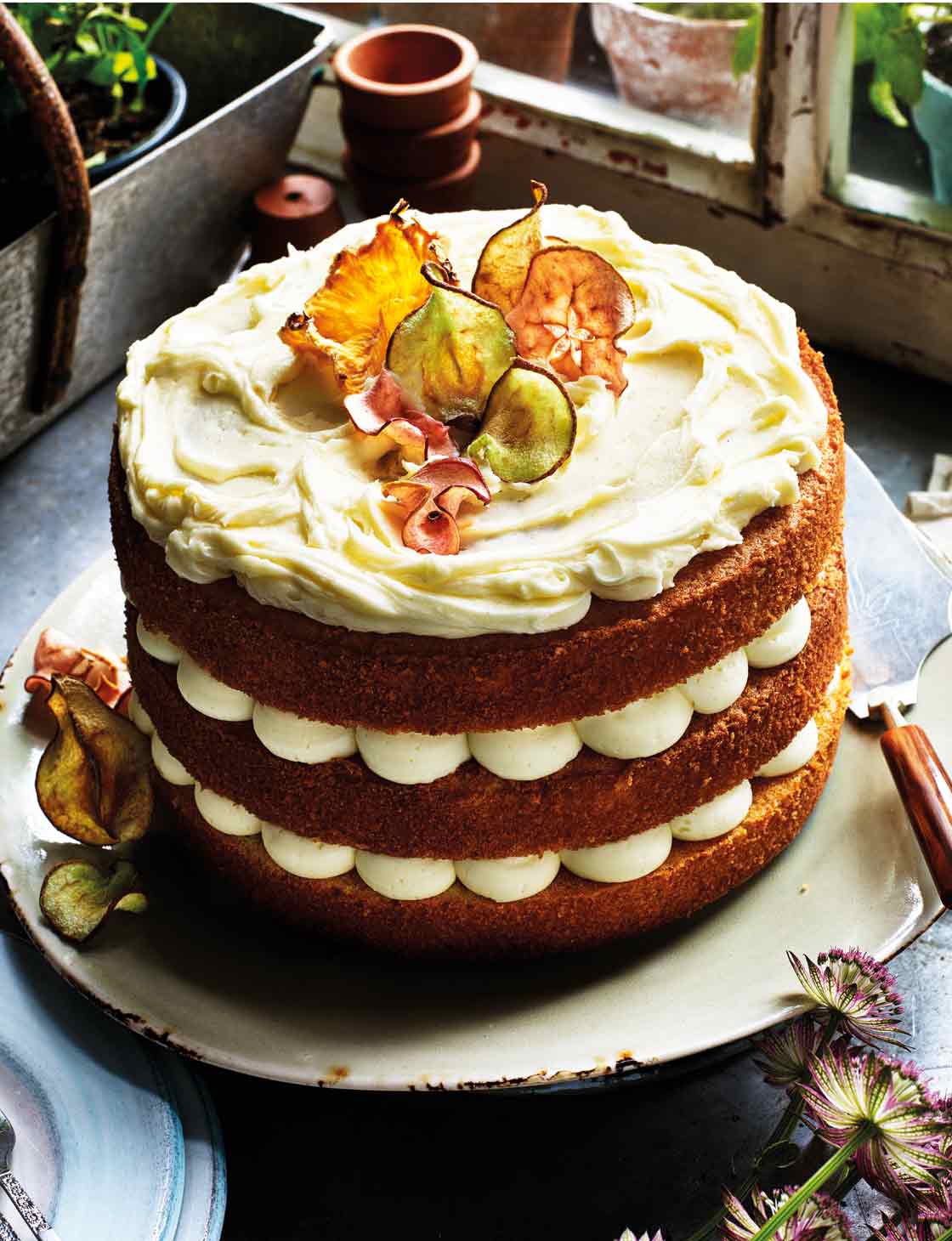White chocolate almond cake recipe | Sainsbury`s Magazine