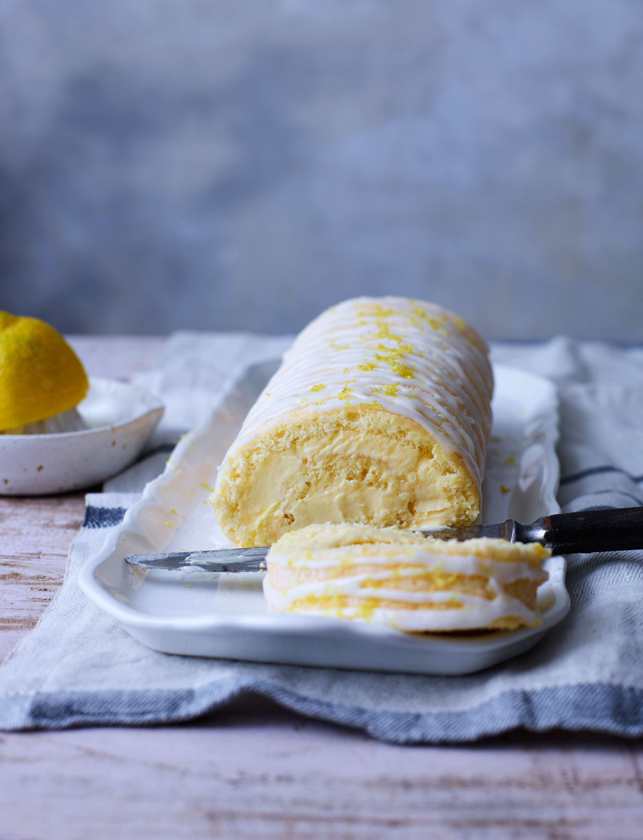 Lemon swiss roll recipe | Sainsbury`s Magazine