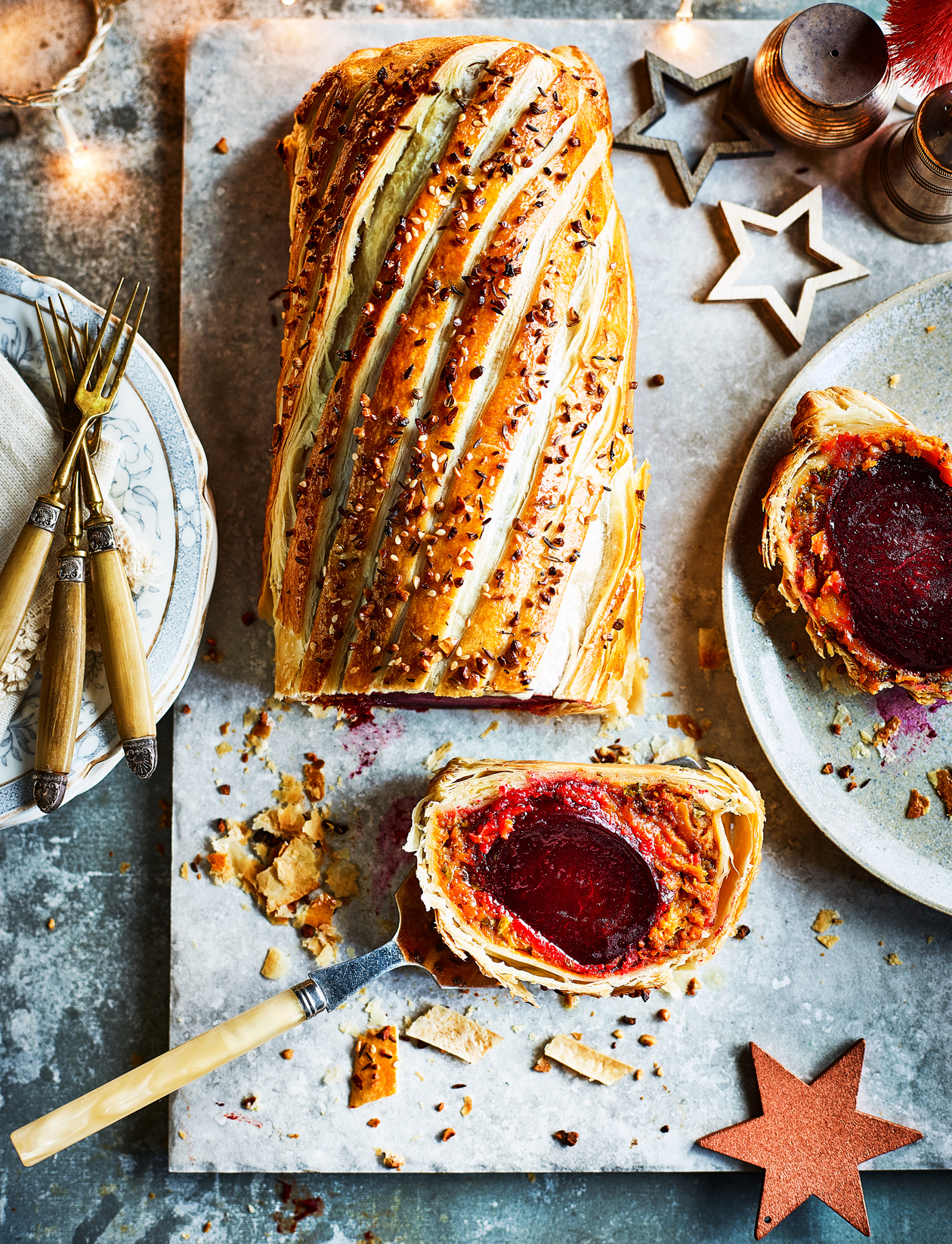 Moroccan spiced beetroot and squash wellington recipe 