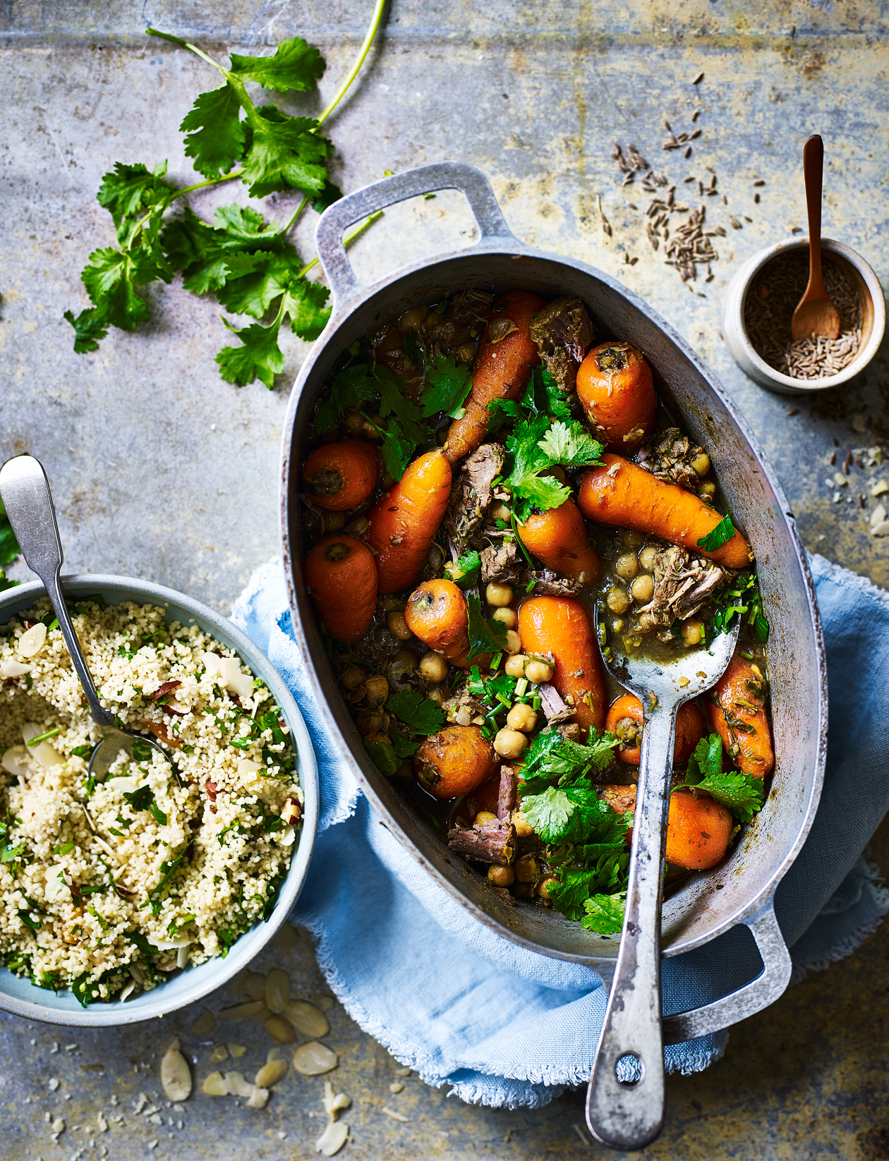 Cumin, carrot and lamb tagine recipe Sainsbury`s Magazine