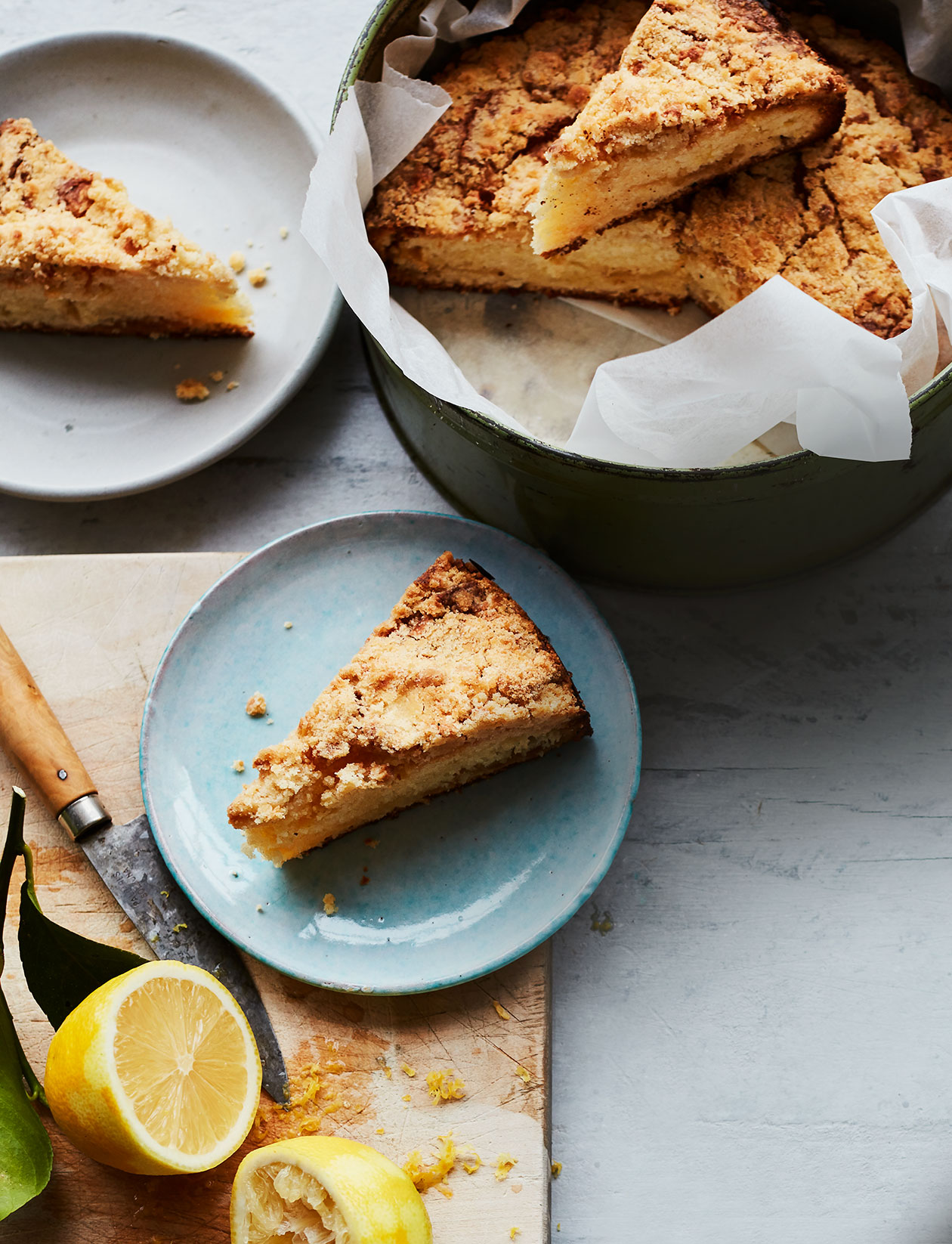 Recipe: Lemon apple skillet cake