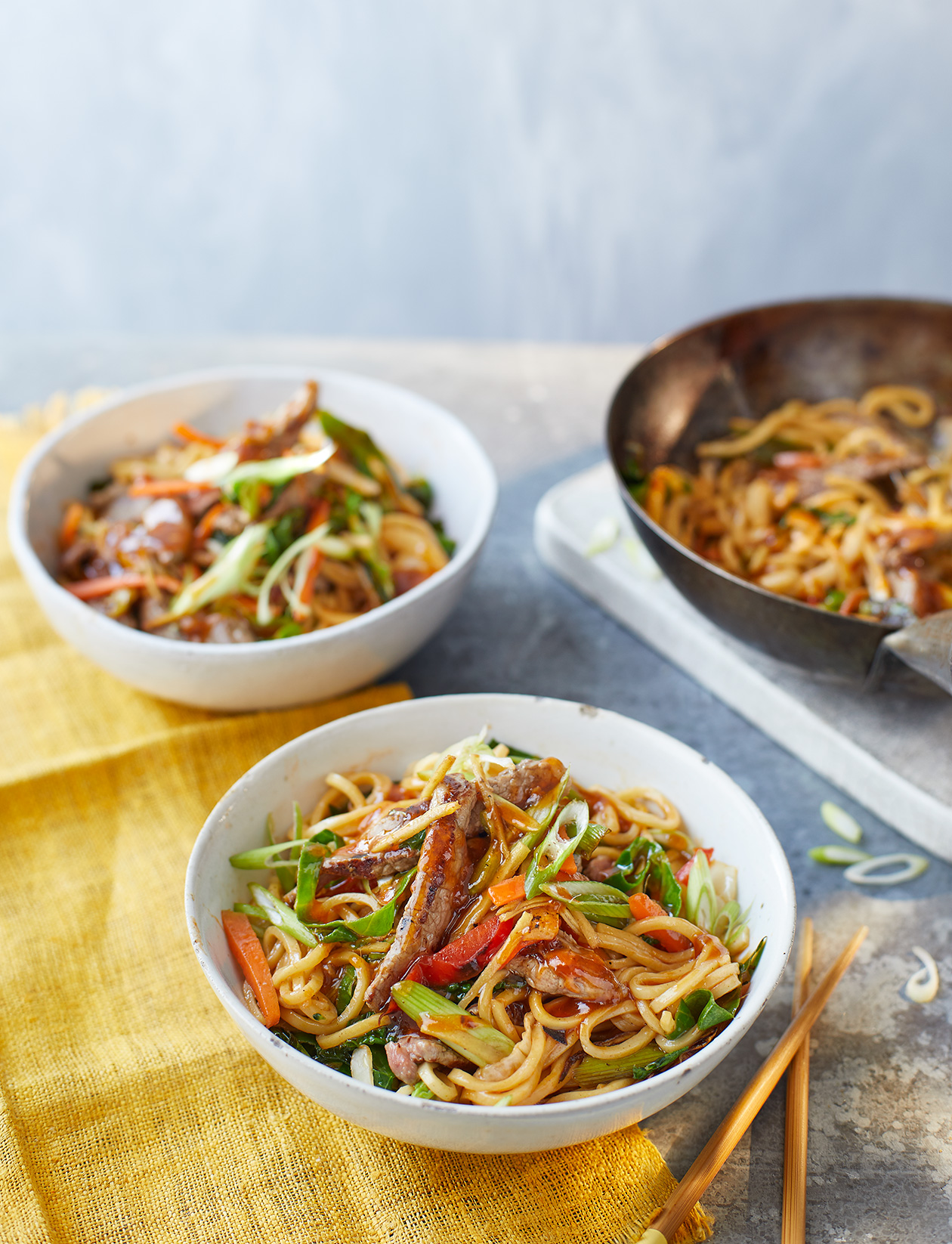 Ginger beef noodles recipe | Sainsbury`s Magazine