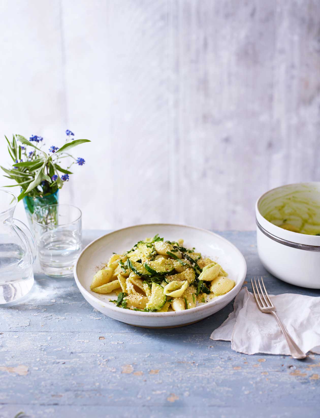 Zingy courgette and basil pasta recipe | Sainsbury`s Magazine