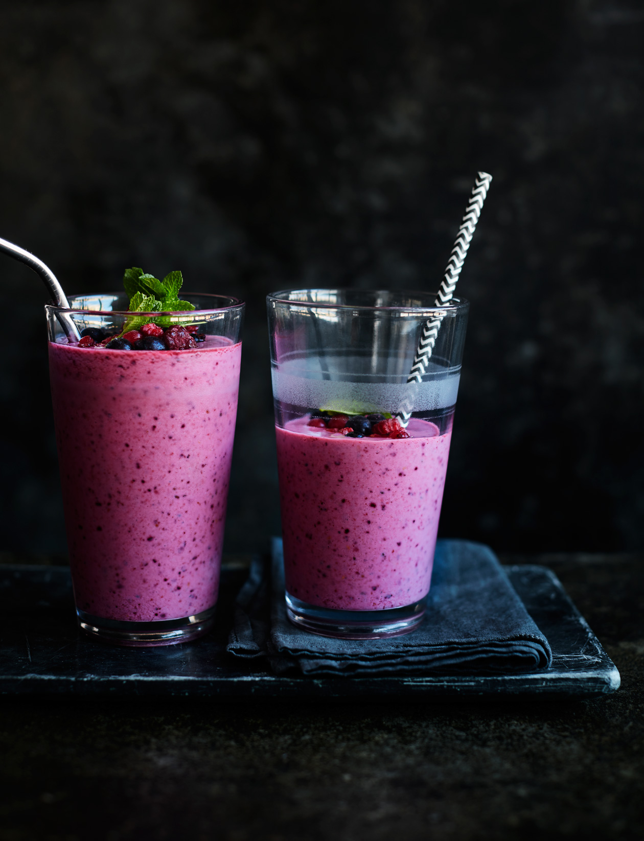 Berry mint smoothie recipe | Sainsbury`s Magazine