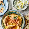 Tzatziki, houmous and pitta