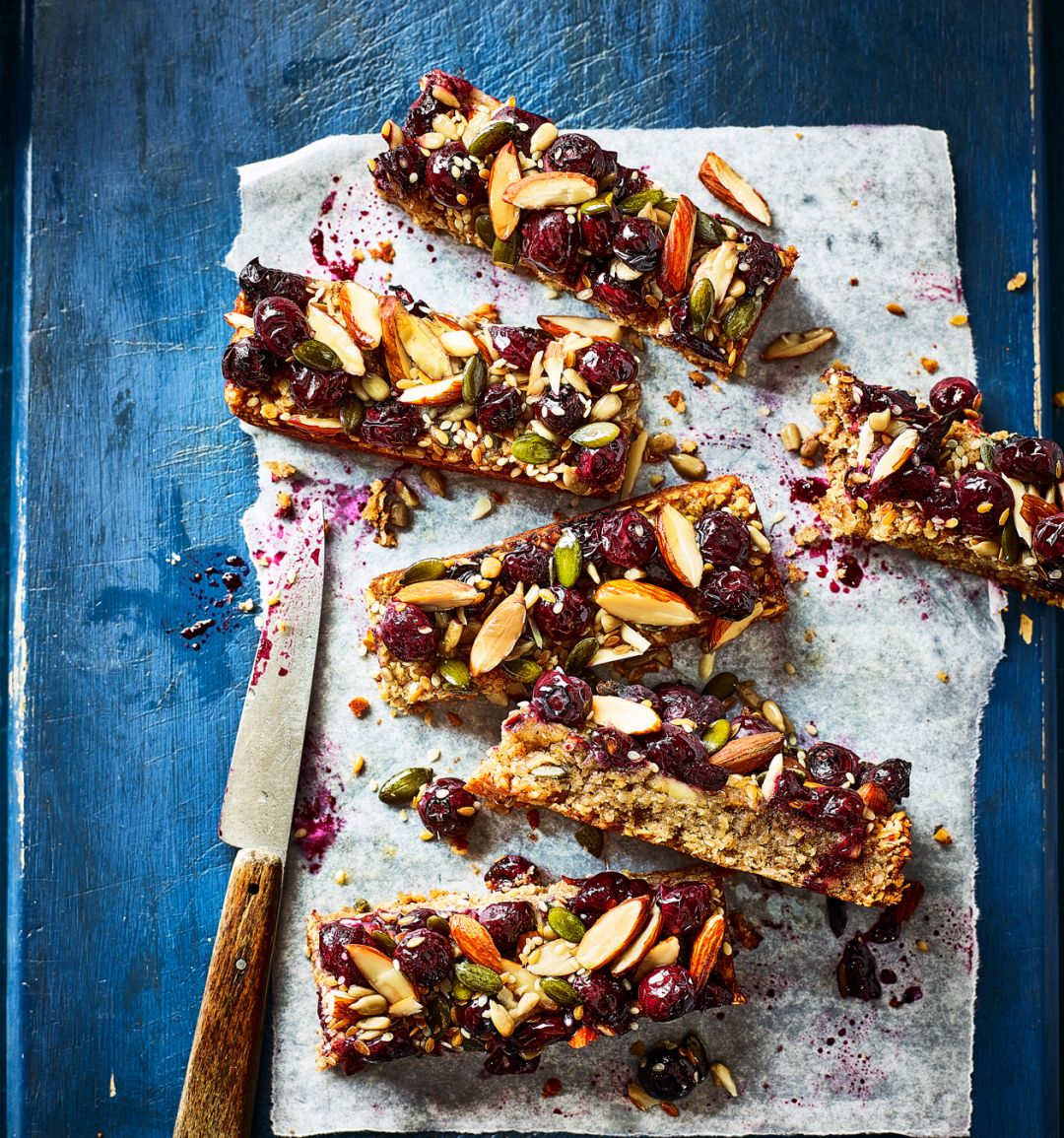 Blueberry burst breakfast bars