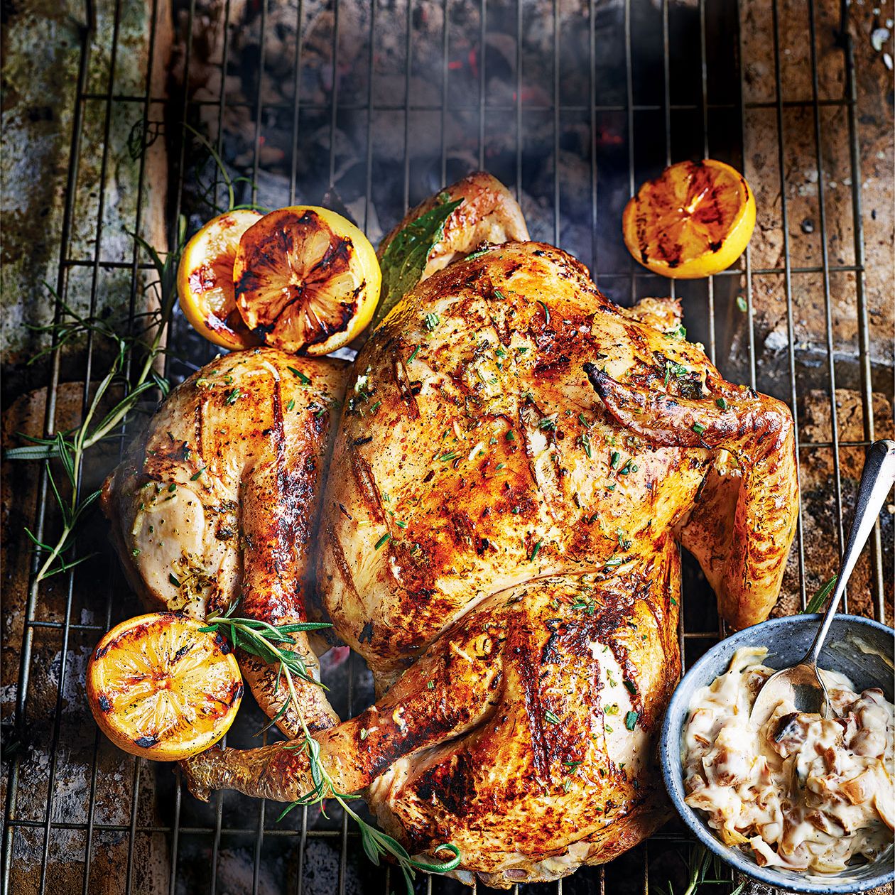 Grilled butterflied clearance chicken