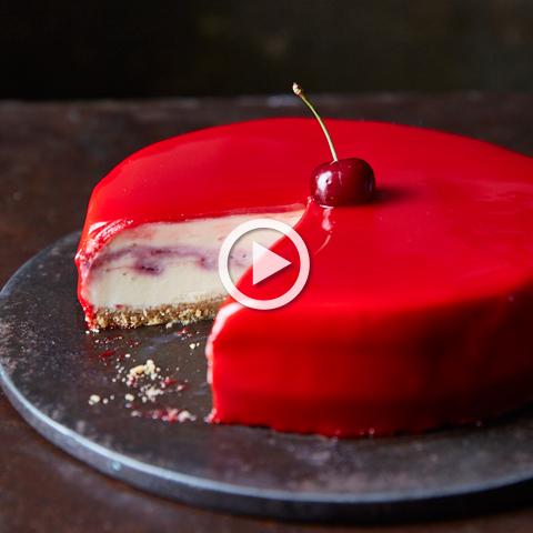 How To Make a Mirror Glaze Cake - DIY Cake Tutorial - House Beautiful