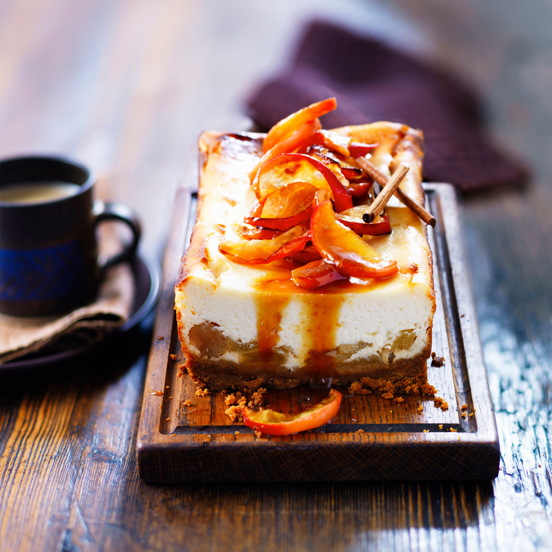 Jo Wheatley S Toffee Apple Cheesecake Sainsbury S Magazine