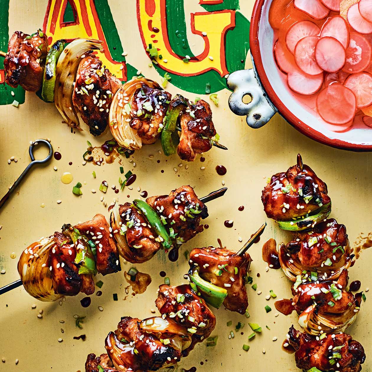 Korean Chicken Skewers - Ahead of Thyme