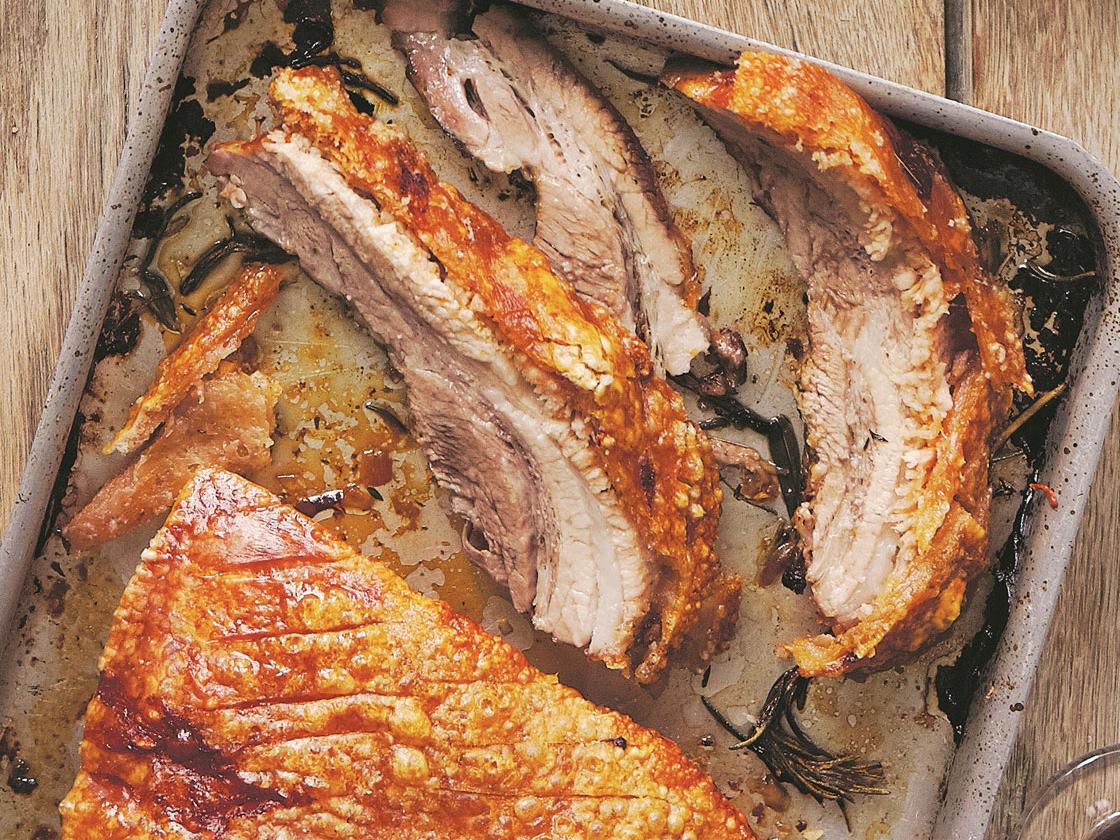 Slow-Roasted Crispy Pork Belly