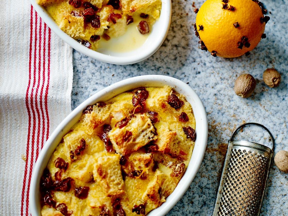 Brandy And Date Panettone Butter Puddings Sainsbury S Magazine