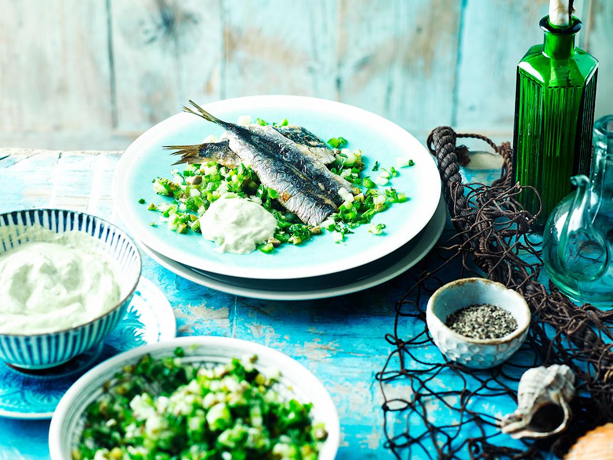 Pan-Fried Sardines With Salsa Verde Recipe