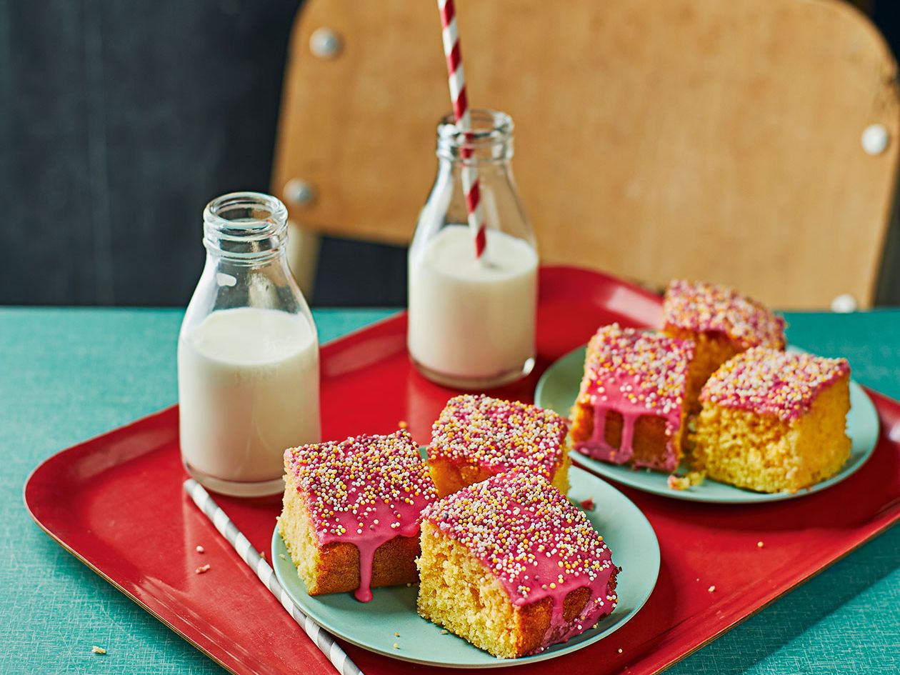 Walnut Cake with Pink Icing — Miranda's Notebook