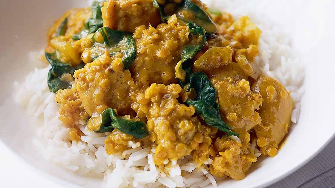 image of Quick Chicken and Lentil Curry recipe by Sainsbury’s Magazine