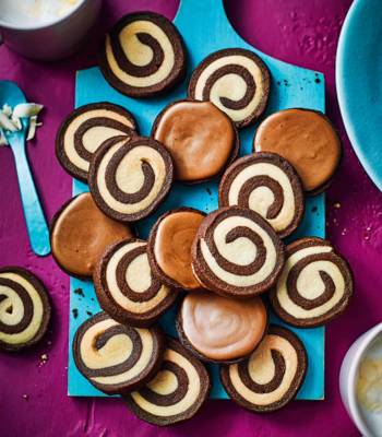 Mocha pinwheels