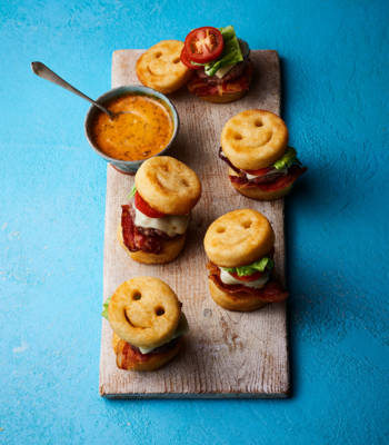 Sponsored: Potato Smile cheeseburger sliders