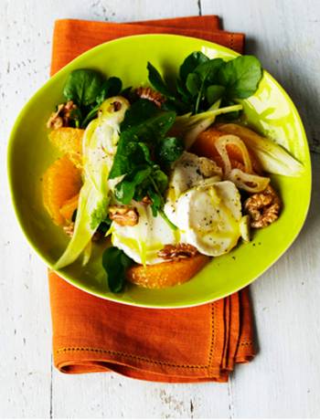 Orange & fennel salad with goats’ cheese