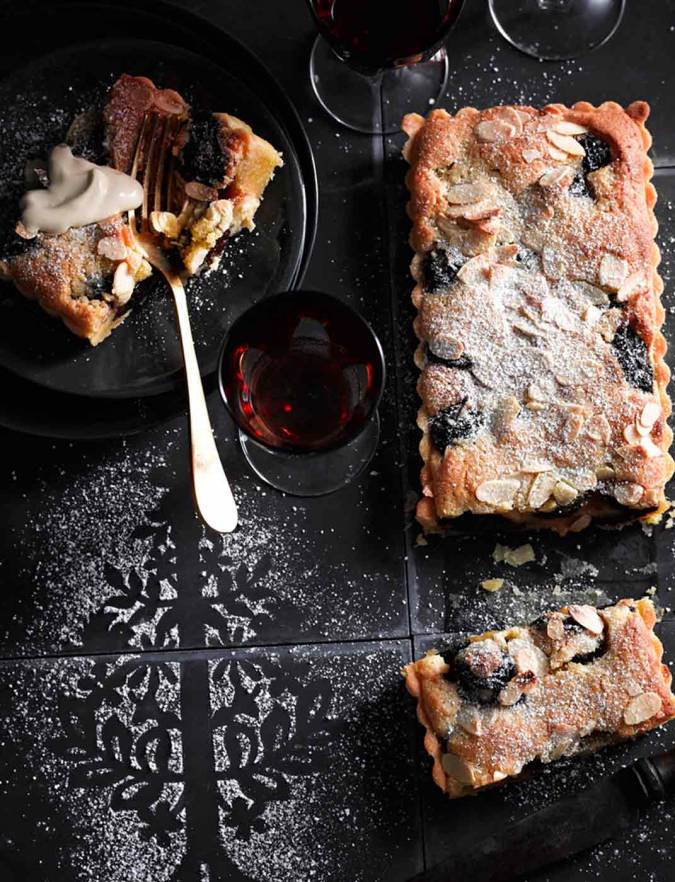 Prune and Armagnac tart  Sainsbury's Magazine