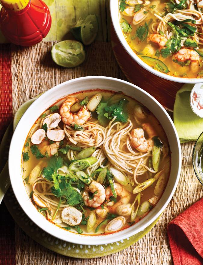 Tom Yum Prawn Noodle Soup Sainsbury S Magazine