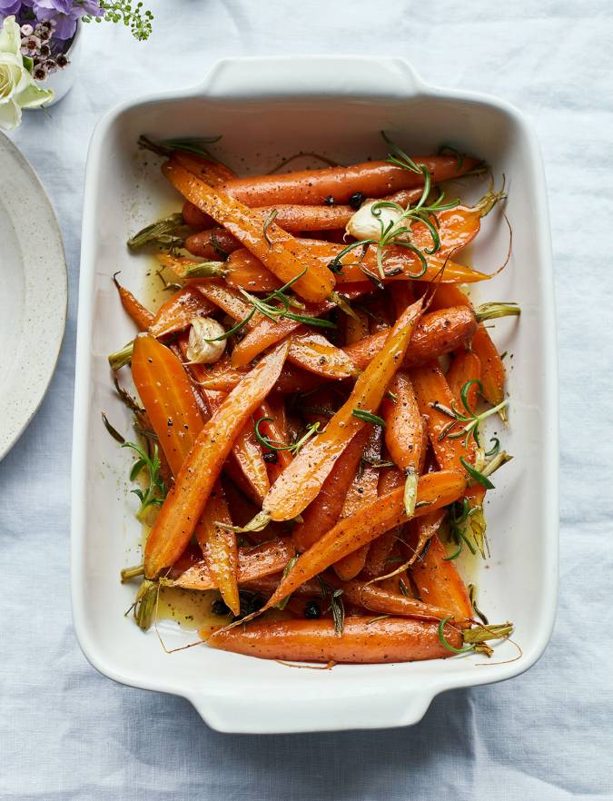 Rosemary Roasted Carrots Recipe Sainsburys Magazine 0997