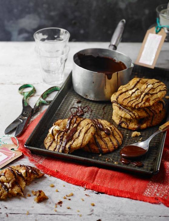 Toffee popcorn cookies  Sainsbury's Magazine