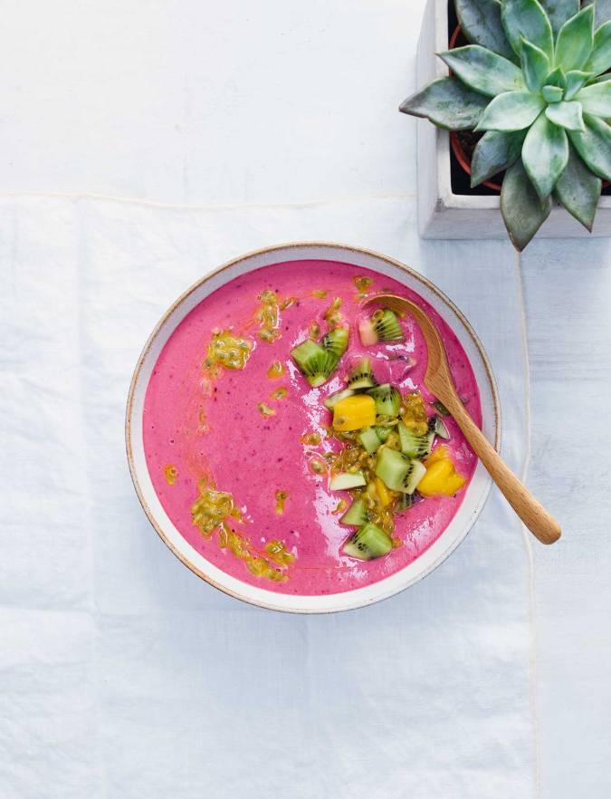 Rainbow smoothie bowl recipe | Sainsbury's Magazine