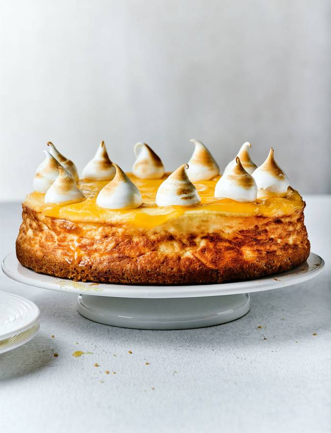 Lemon meringue cheesecake recipe | Sainsbury's Magazine